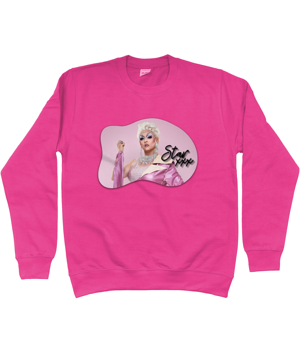 Star - Pink Design Sweatshirt