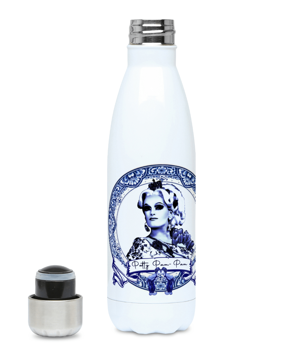 Patty Pam-Pam - Delft Blue Water Bottle