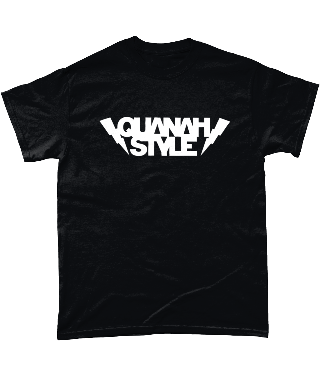 Quanah Style - White Logo T-Shirt - SNATCHED MERCH