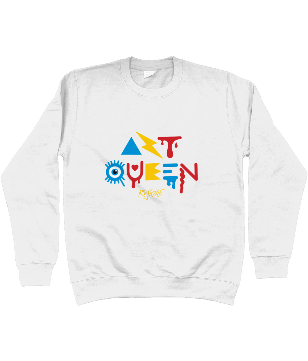 Rujazzle - Art Queen Sweatshirt - SNATCHED