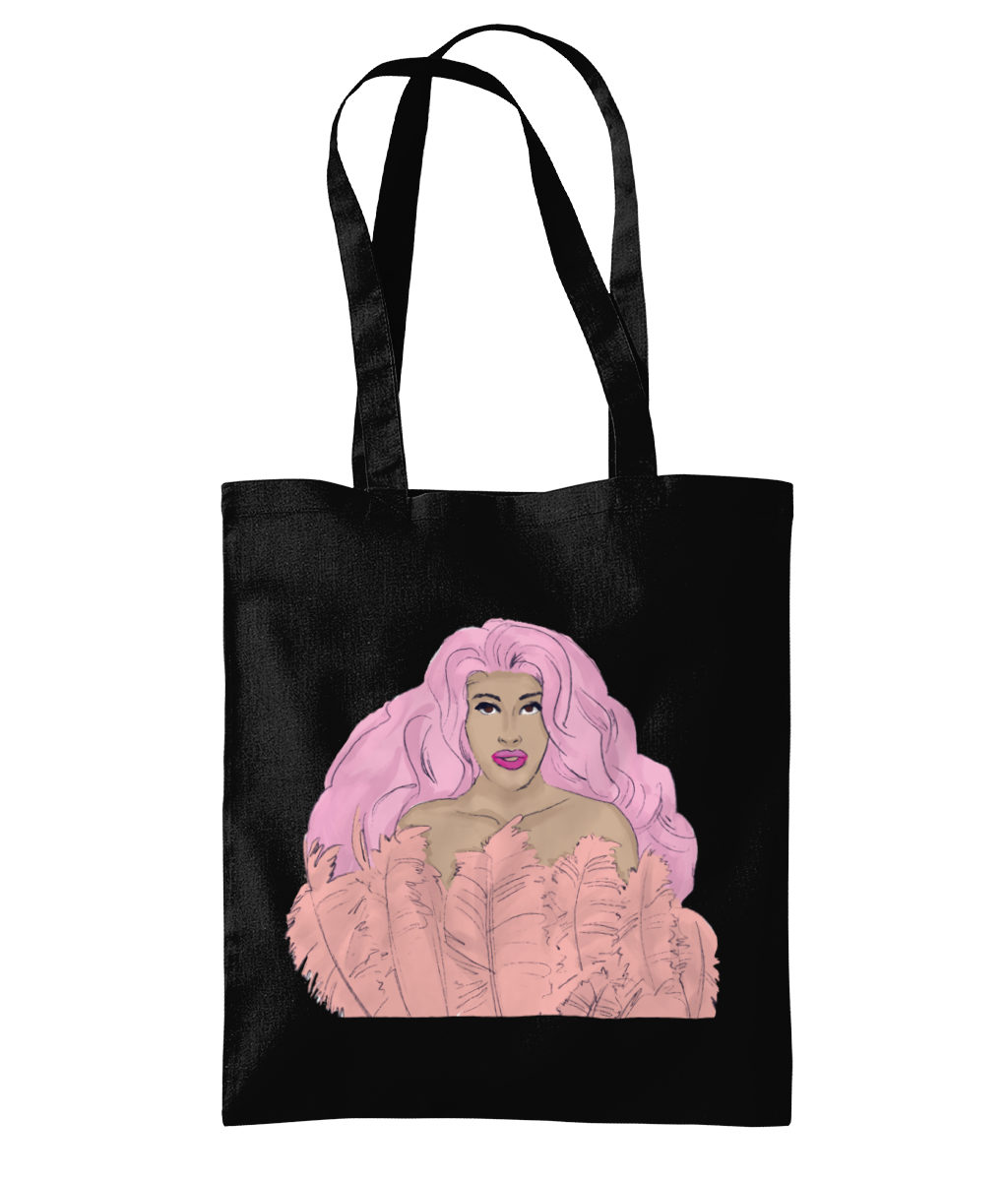 Quanah Style - Cover Cartoon Tote Bag - SNATCHED MERCH