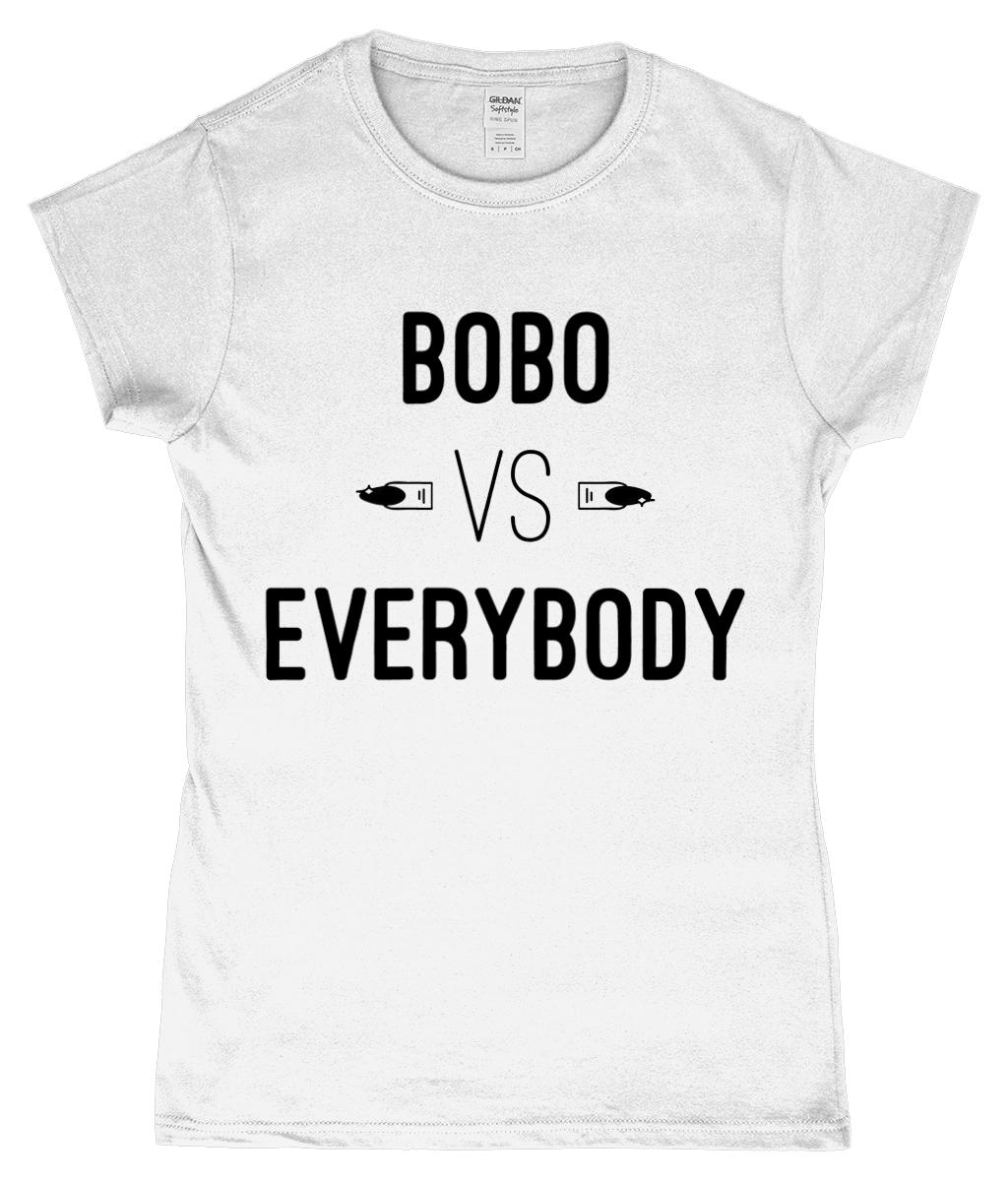 Scarlett Bobo - Bobo Vs Everybody Black Ladies T-Shirt - SNATCHED MERCH