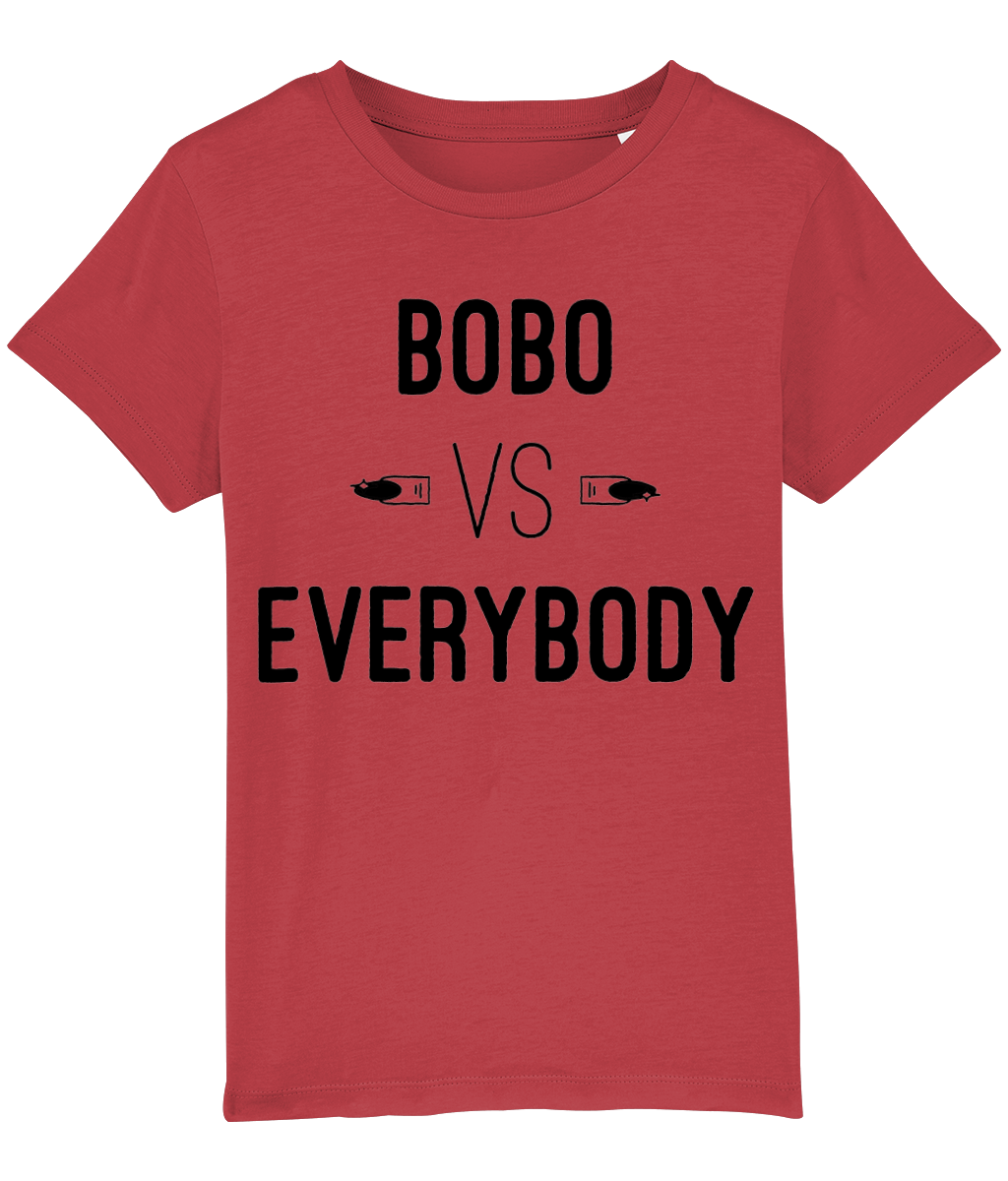 Scarlett Bobo - Bobo Vs Everybody Black Kids T-Shirt - SNATCHED MERCH