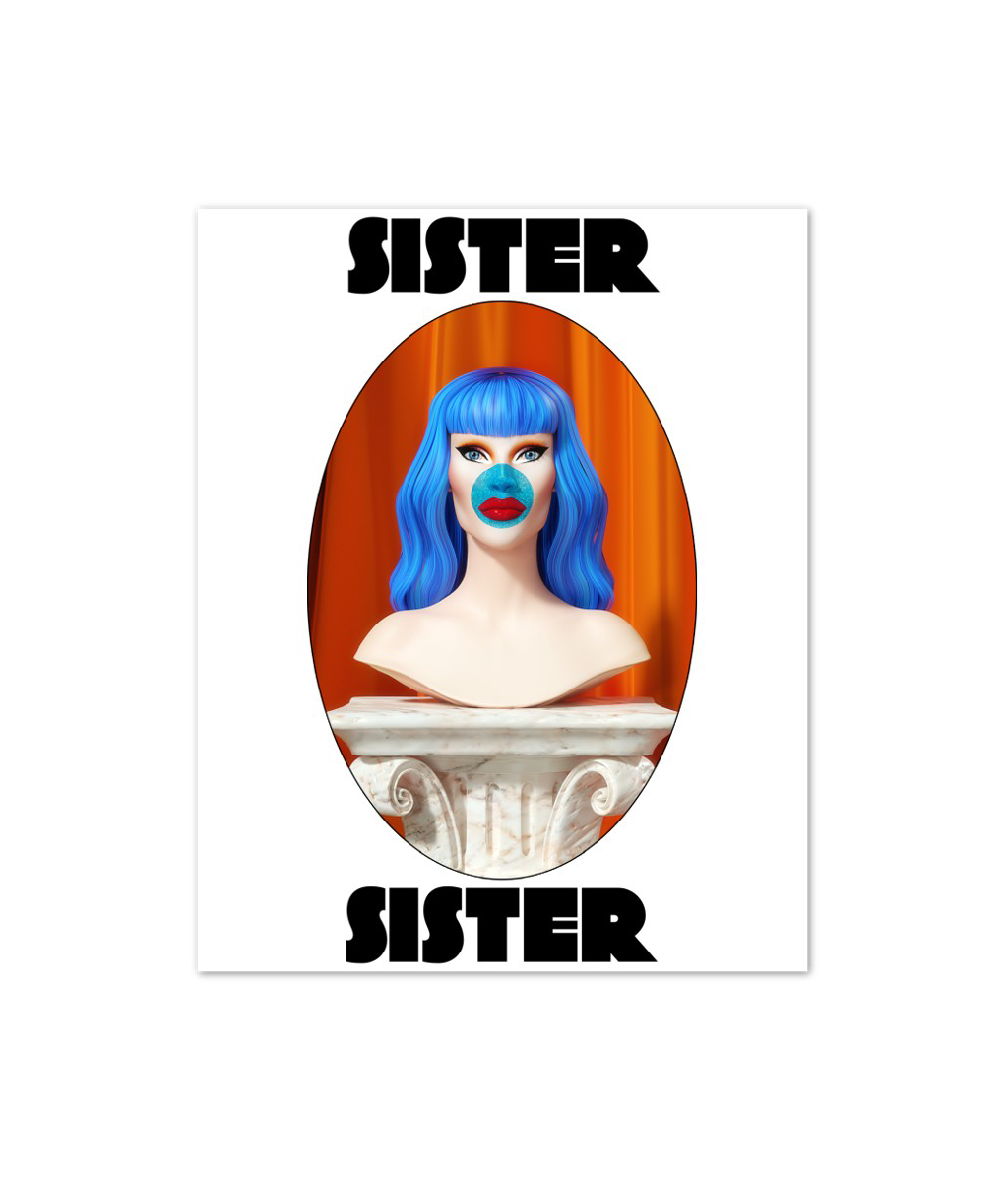 Sister Sister - Signed Bust Print